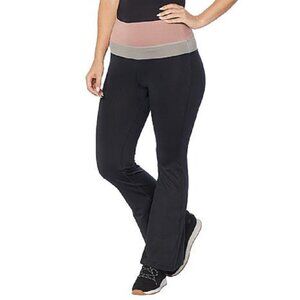 NEW - Shadow Sport Colorblock High-Waisted Wide-Leg Sport/Yoga Pants - XL